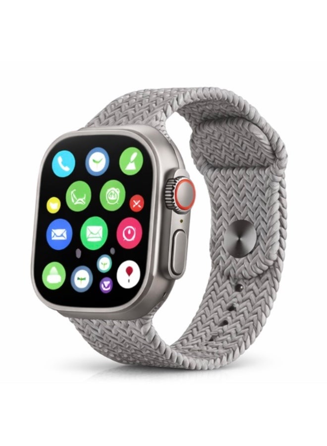 Mikorean AW01 Smart Watch 7+1 Seven Plus in One, 2.20” Display, Heart Rate & ECG Monitor, Music Control, Call & Message Notifications, Fitness Tracking – Grey Strap - Image 2